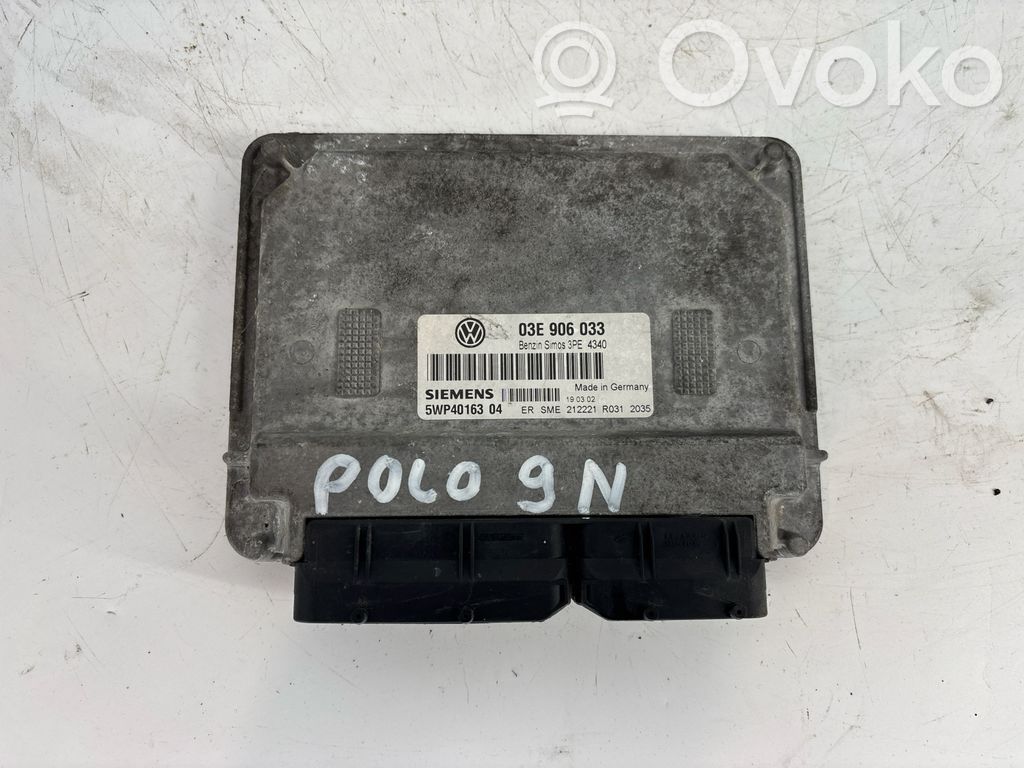 Volkswagen Polo IV 9N3 Unitate/modul de control motor 