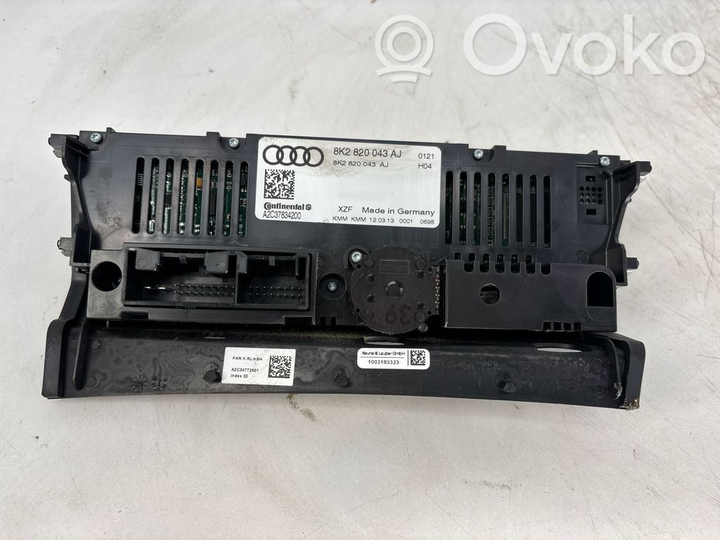 Audi A4 S4 B8 8K Centralina del climatizzatore 