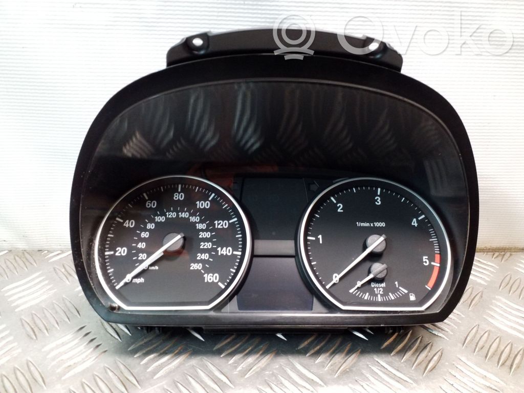 BMW 1 E81 E87 Velocímetro (tablero de instrumentos) 