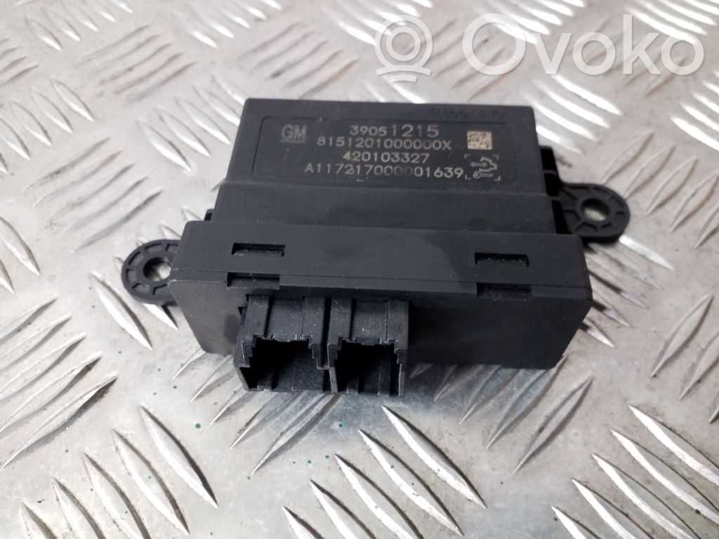 Opel Astra K Unité de commande, module PDC aide au stationnement 