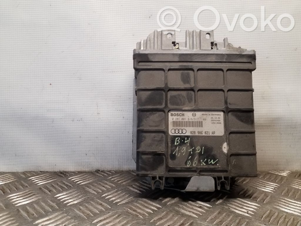 Audi 80 90 S2 B4 Engine control unit/module 