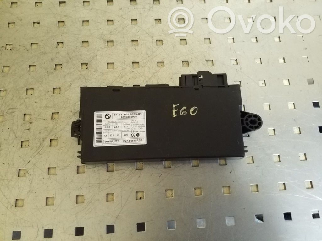 BMW 5 E60 E61 Komforto modulis 