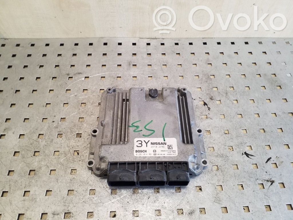 Nissan Qashqai Engine control unit/module 