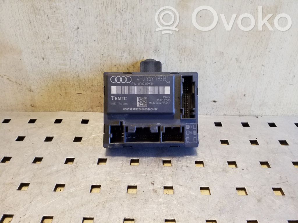 Unidad de control/módulo de la puerta   4F0959793B,4F0910793B