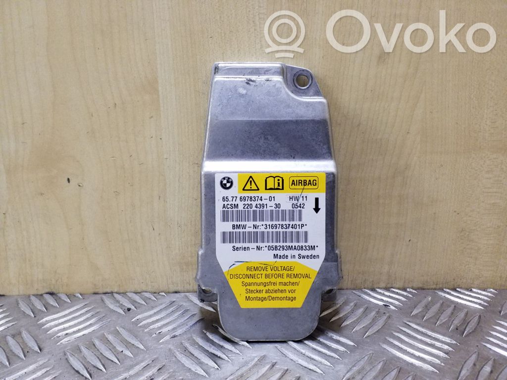 BMW 5 E60 E61 Airbag control unit/module 