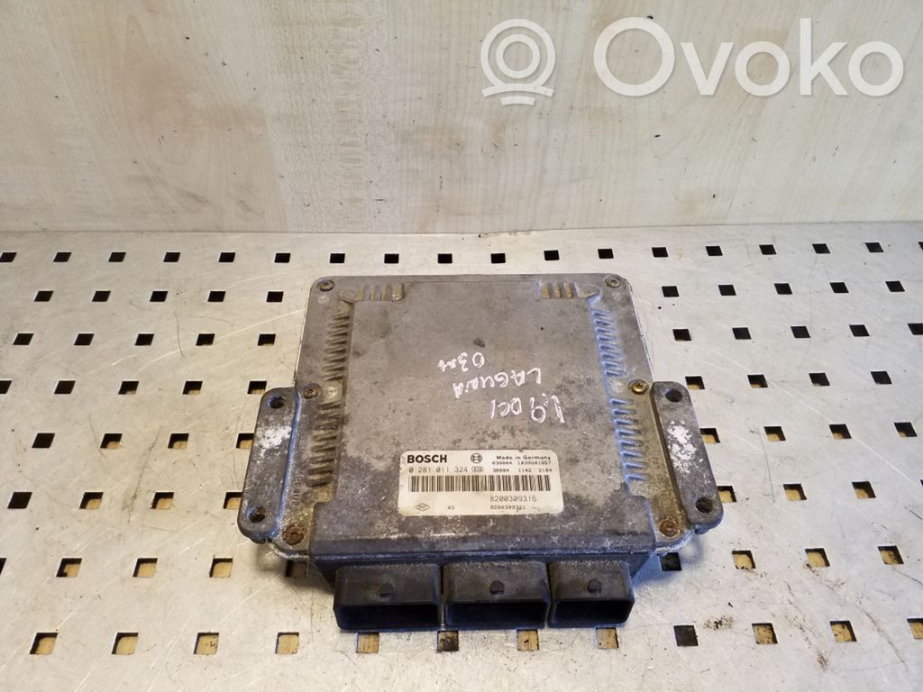 Engine control unit/module   0281011324,8200309316,8200309321