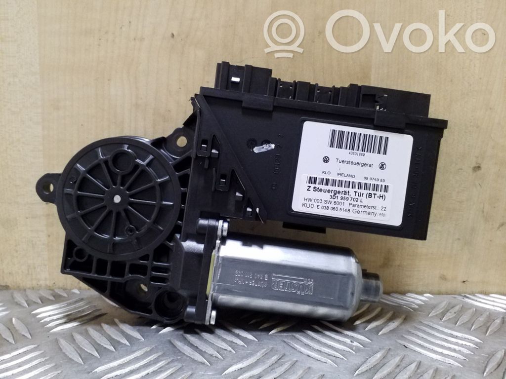 Volkswagen Phaeton Silnik regulatora szyby drzwi przednich 