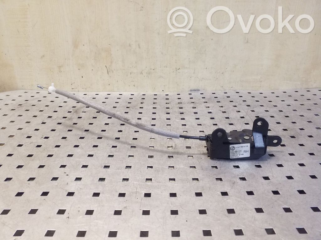 BMW X5 E70 Cierre/cerradura/bombín del maletero/compartimento de carga 