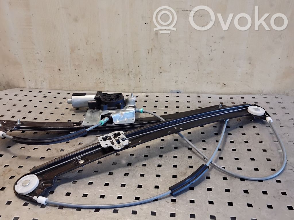 Front door window regulator with motor