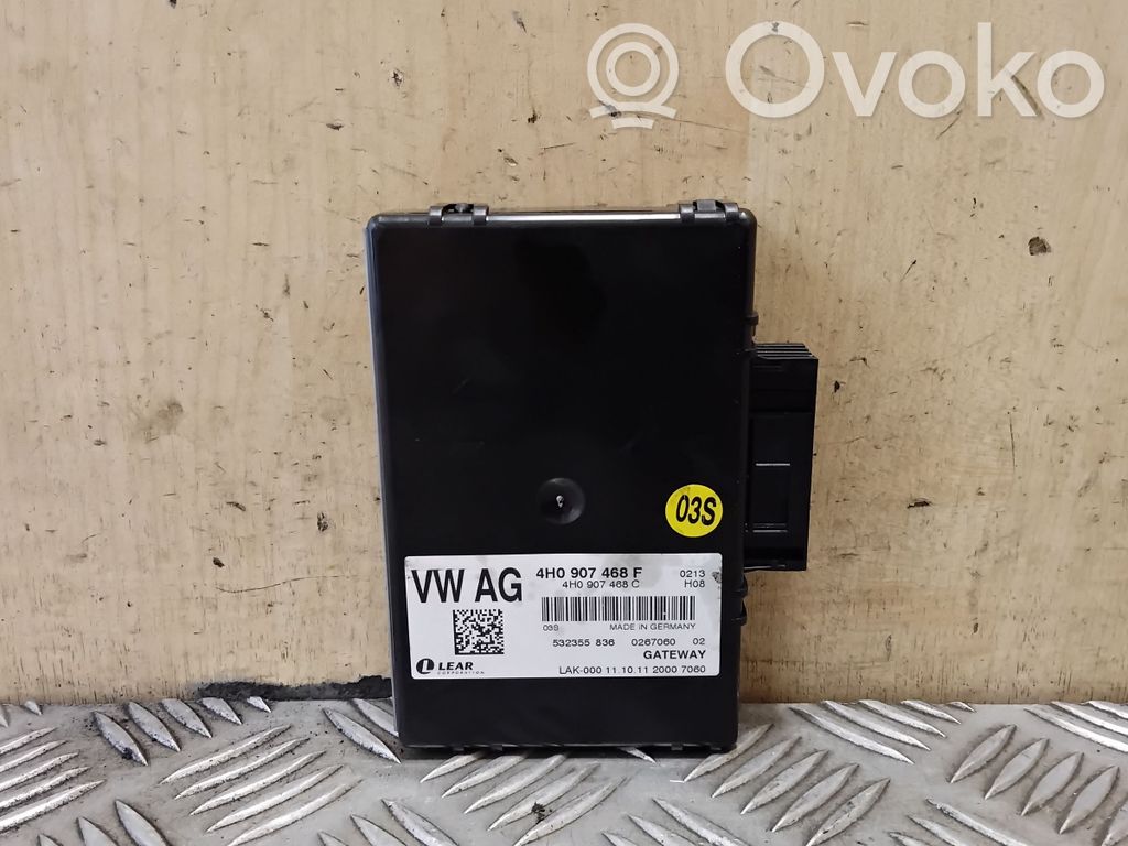 Audi A8 S8 D4 4H Gateway control module 