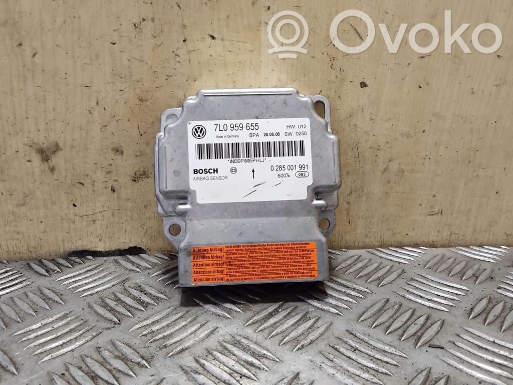 Volkswagen Touareg I Unitate/modul de comandă airbaguri 