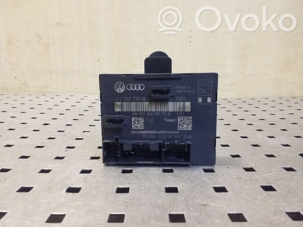 Unité de commande module de porte   4F0959795M,8K0959795B