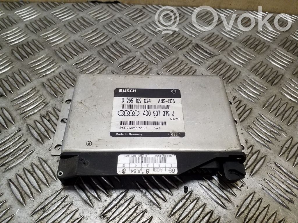ABS control unit/module   4D0907379J,0265109024