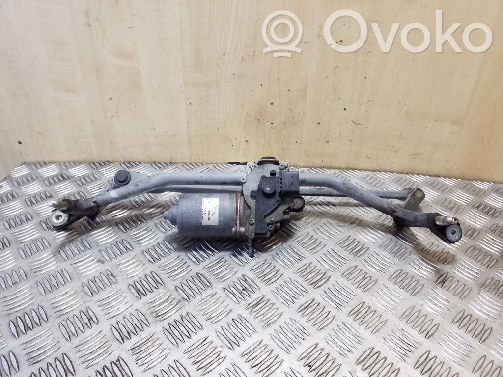 Jaguar XF X250 Mechanizm i silniczek wycieraczek szyby przedniej / czołowej