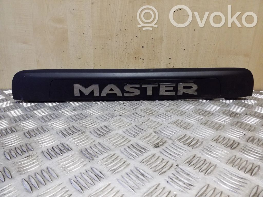 Renault Master III Trunk door license plate light bar 