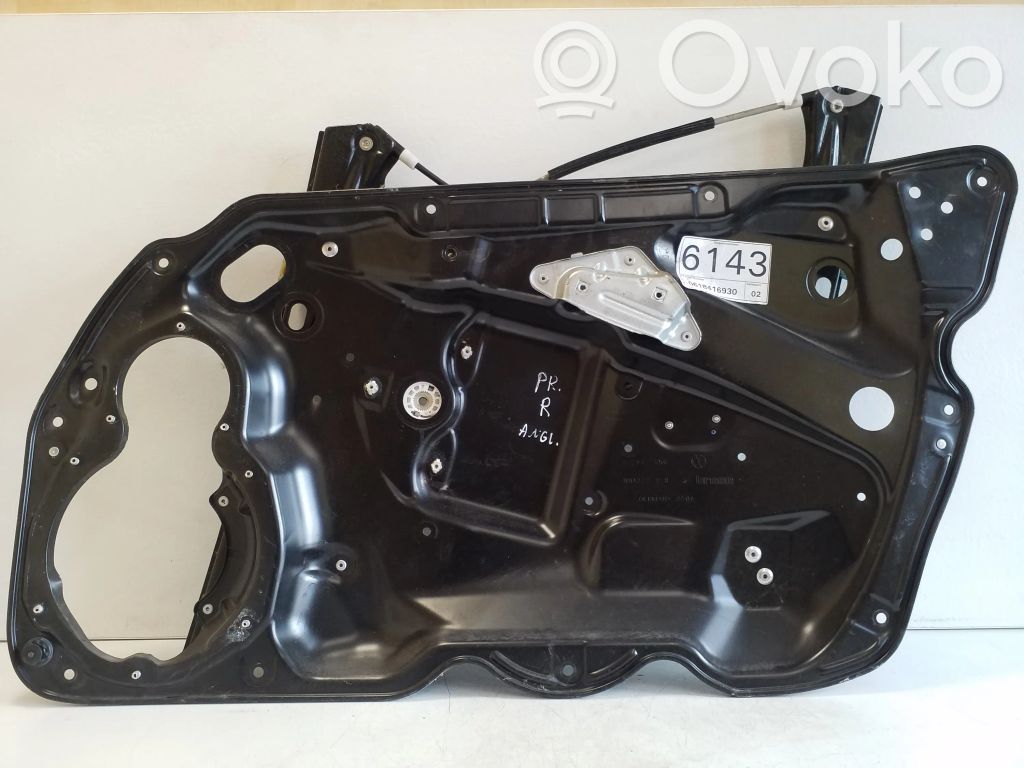 Volkswagen PASSAT B6 Mechanizm podnoszenia szyby przedniej bez silnika 