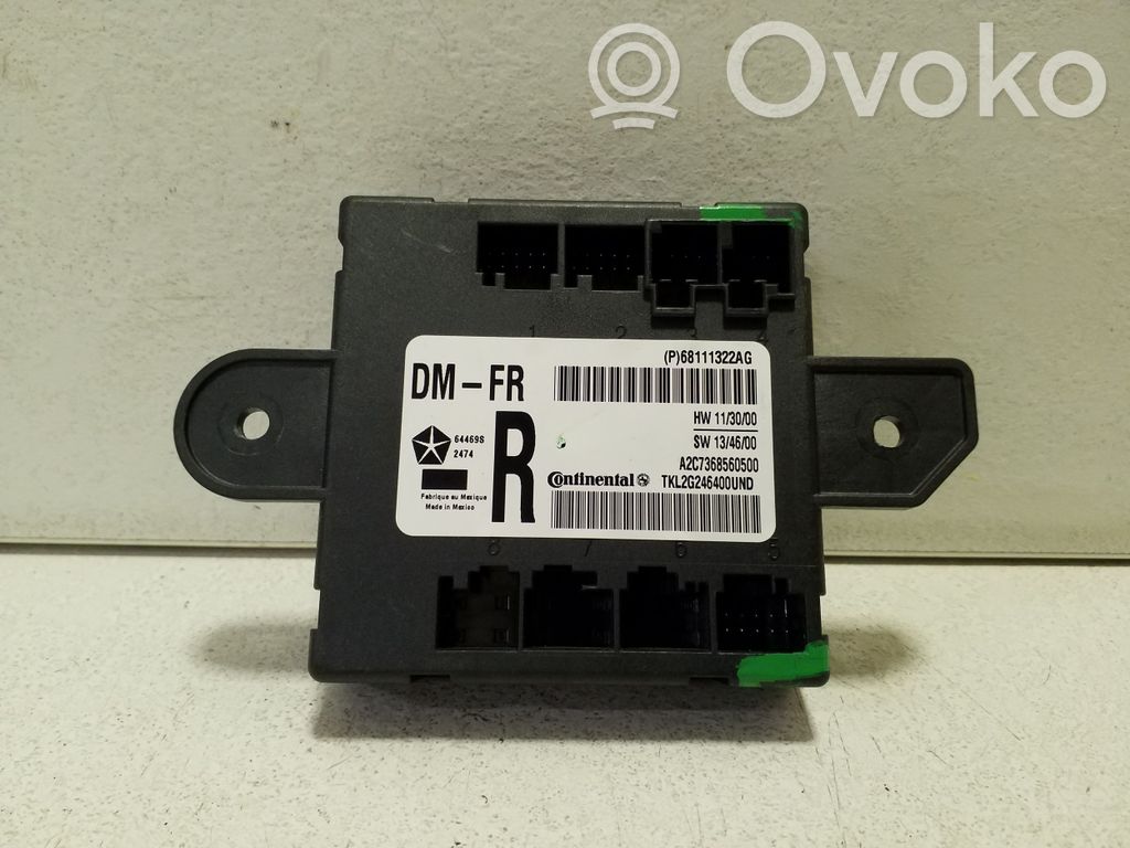 Unité de commande module de porte   68111322AG,A2C7368560500