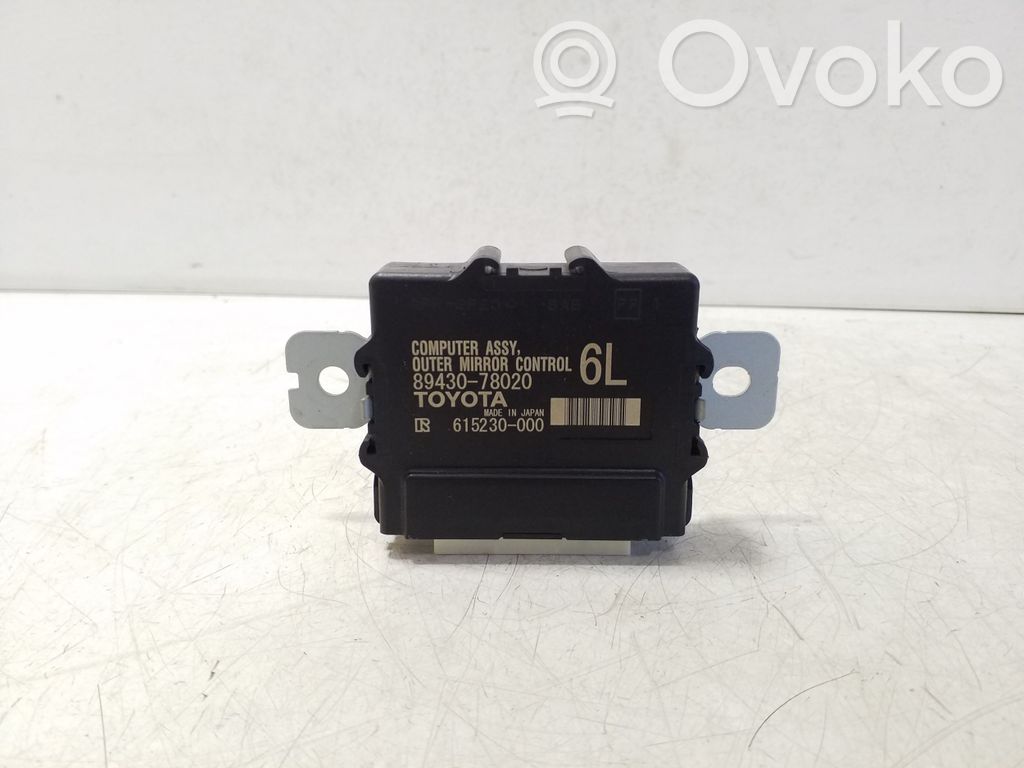 Lexus NX Module de commande rétroviseur latéral 