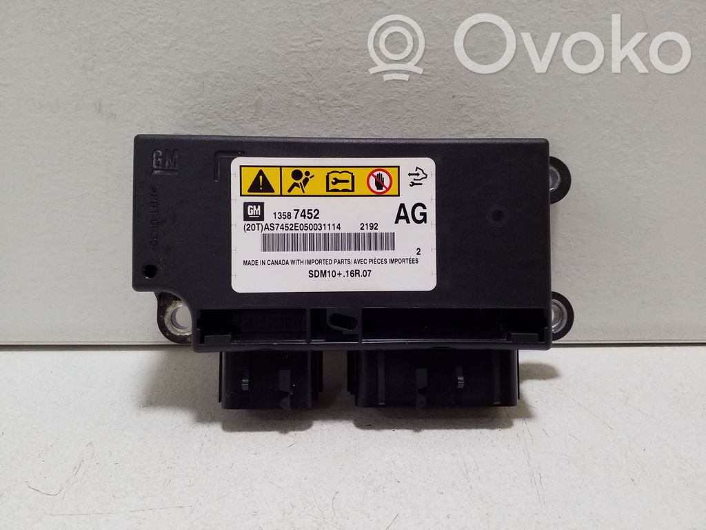 Airbag control unit/module   13587452