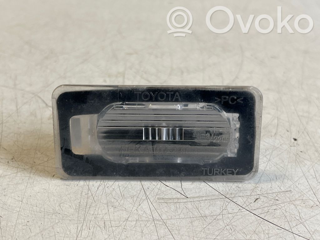 Toyota Corolla E210 E21 Éclairage de plaque d'immatriculation 