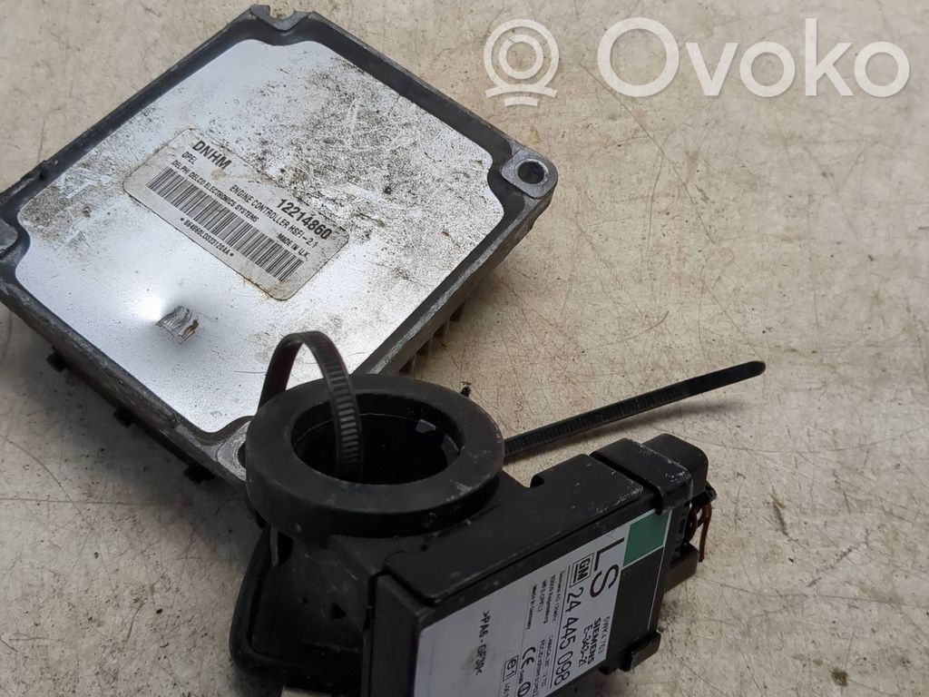 Opel Astra G Engine ECU kit and lock set 