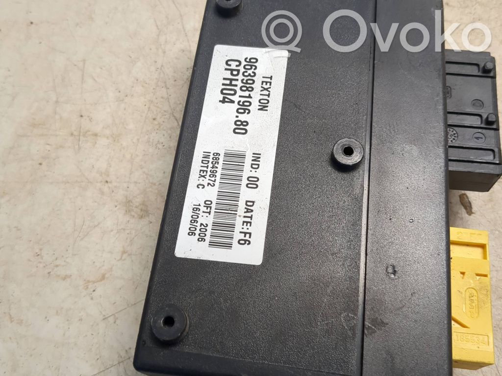 Peugeot 206 Other control units/modules 
