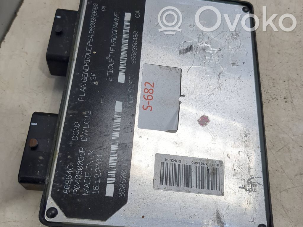 Citroen Berlingo Engine control unit/module 