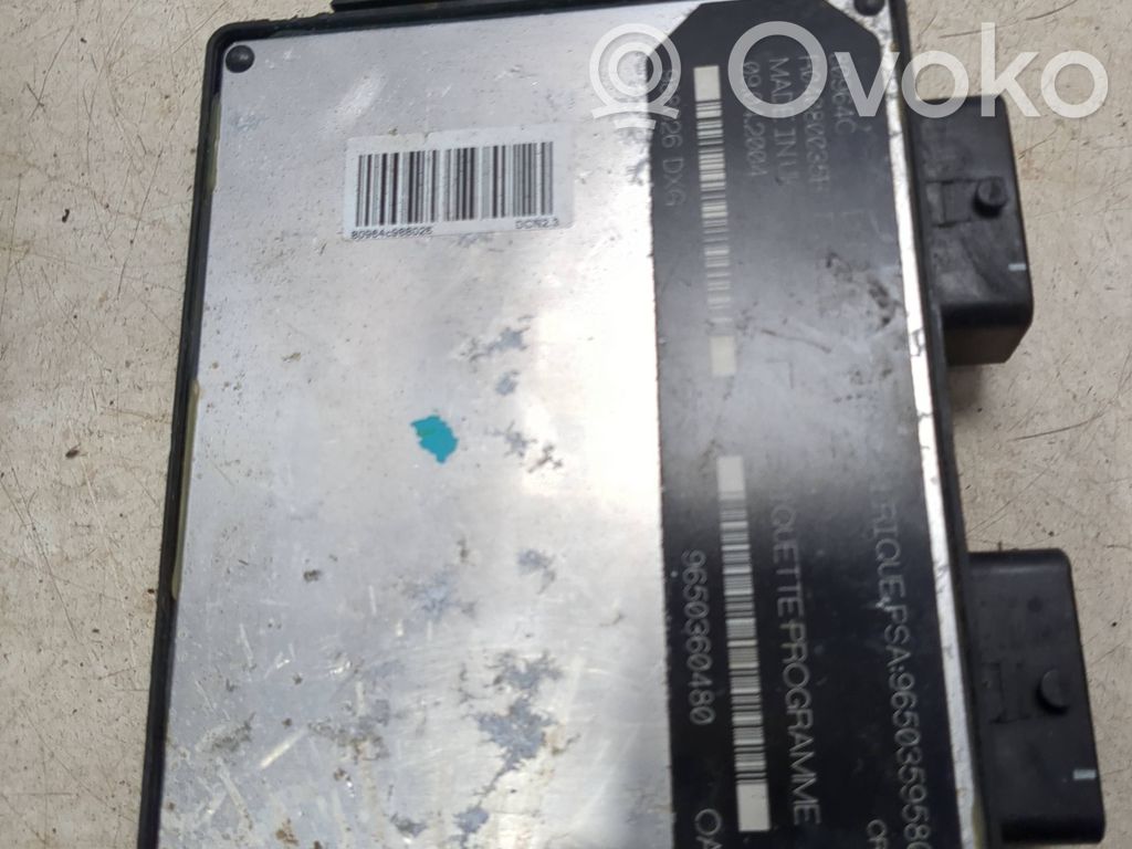 Peugeot Partner Engine control unit/module 