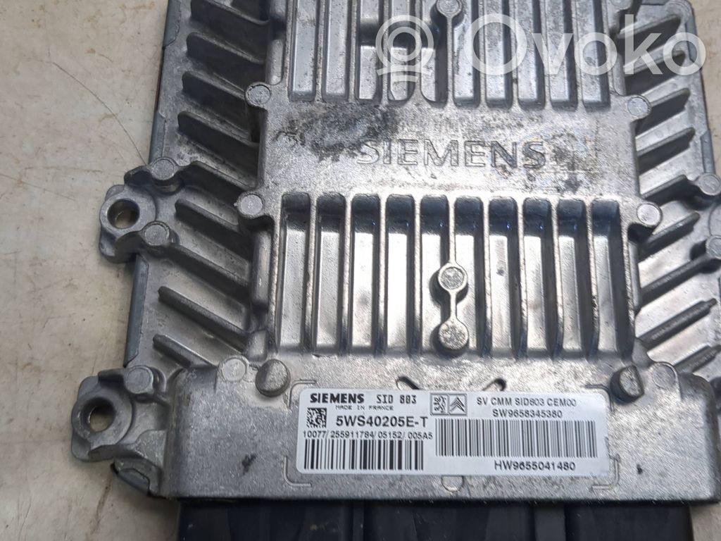 Peugeot 407 Engine control unit/module 