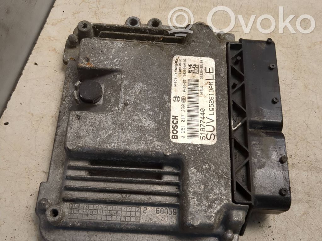 Engine control unit/module   51877440,LQ5261DAM,0281017320
