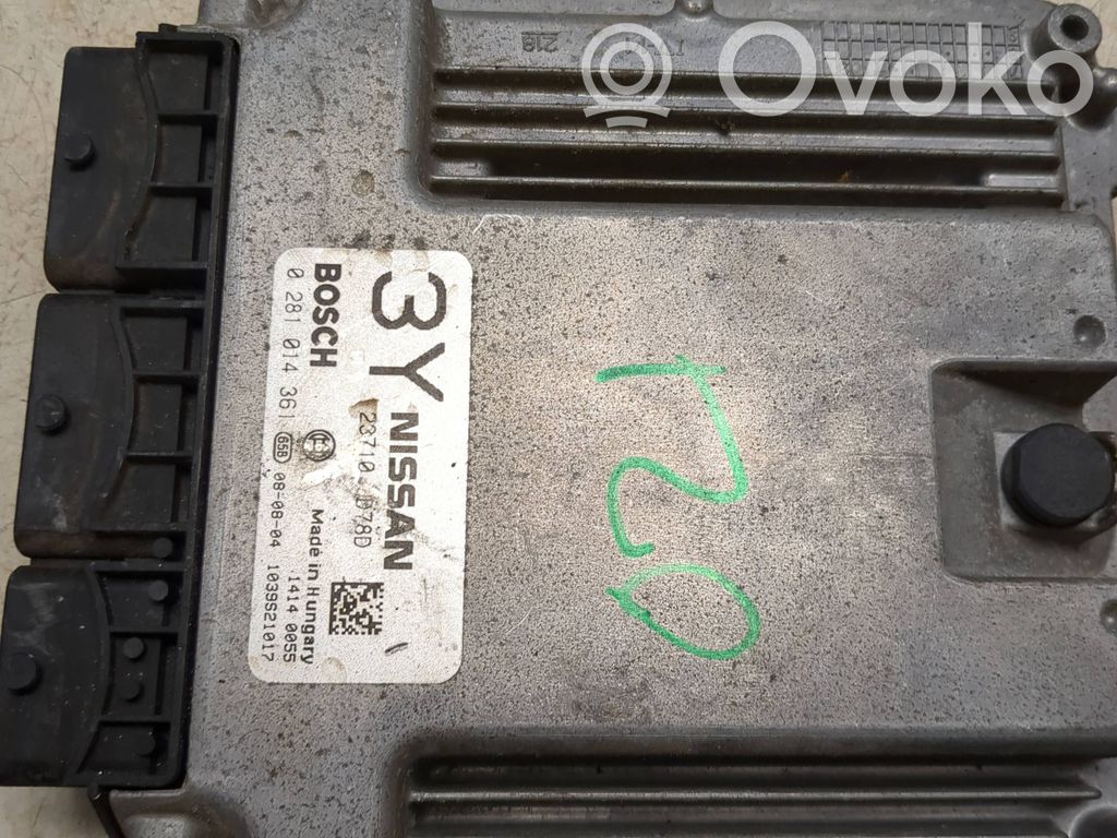Nissan Qashqai Engine control unit/module 