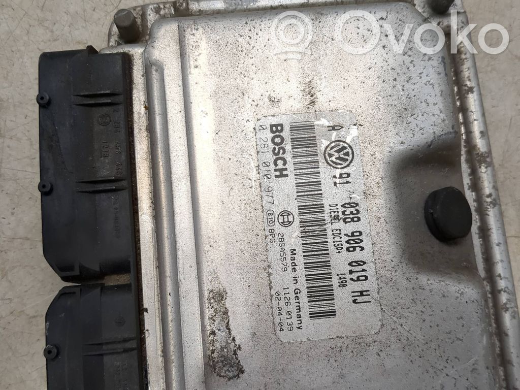 Engine control unit/module   038906019HJ,28SA5579,0281010977