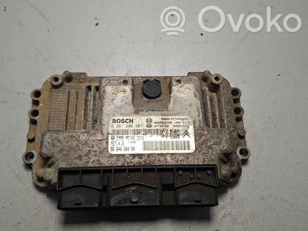 Engine control unit/module   9652552380,208901,1039S19721