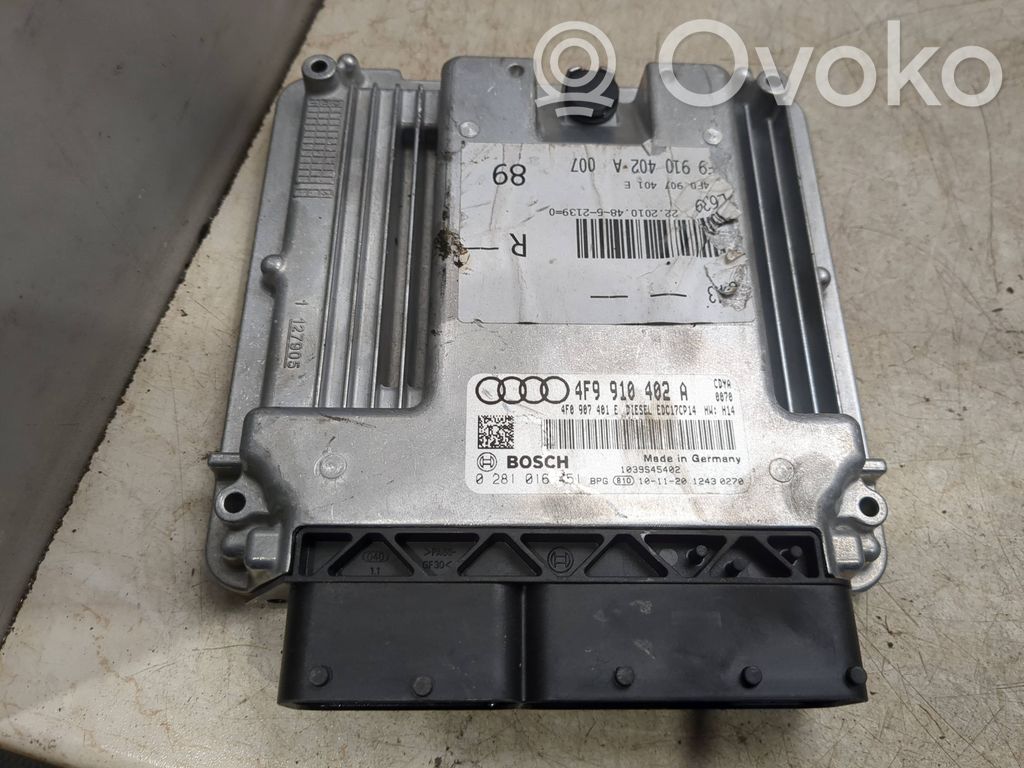 Audi A6 S6 C6 4F Engine control unit/module 