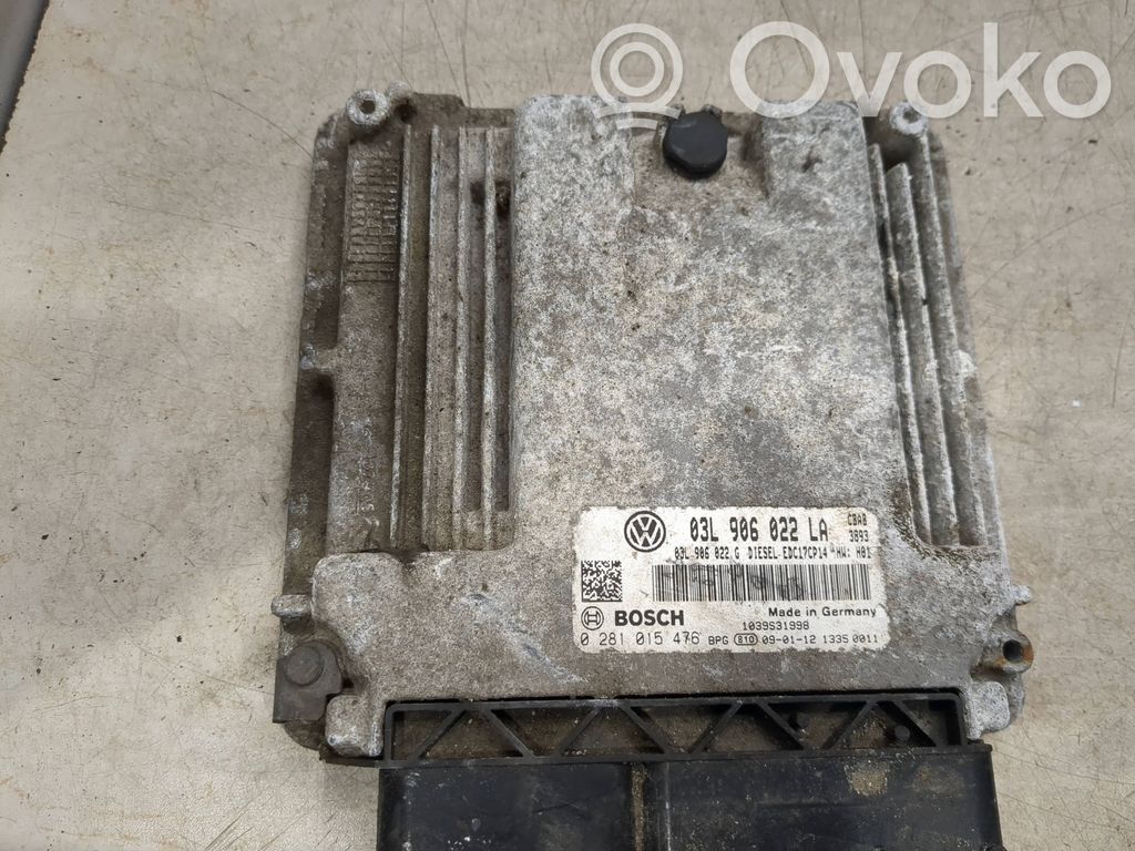 Volkswagen Golf VI Engine control unit/module 