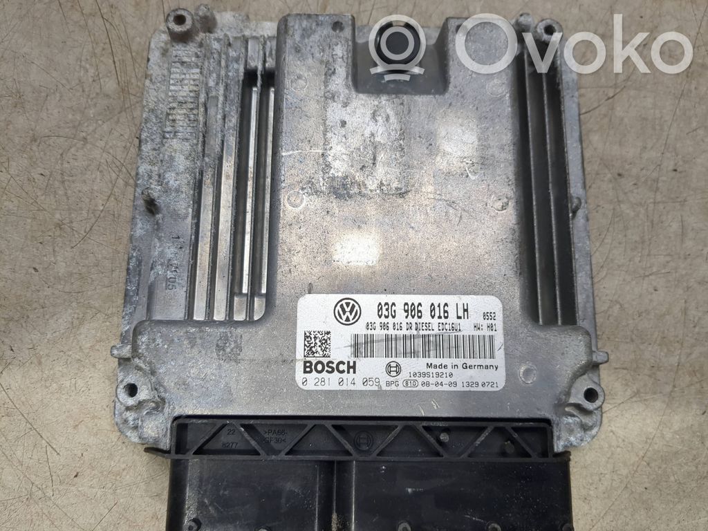 Volkswagen Golf V Engine control unit/module 