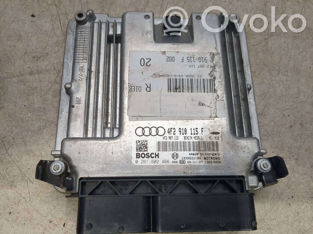 Engine control unit/module   4F2910115F,4F2907115,0261S02466