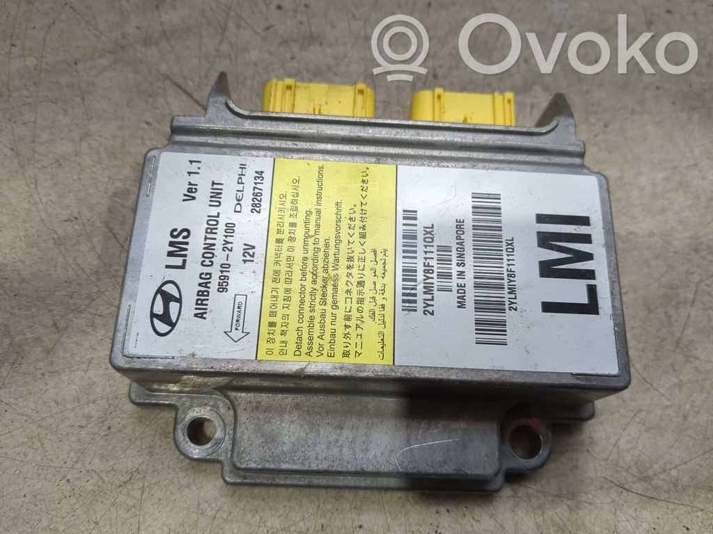 Hyundai ix35 Oro pagalvių valdymo blokas 