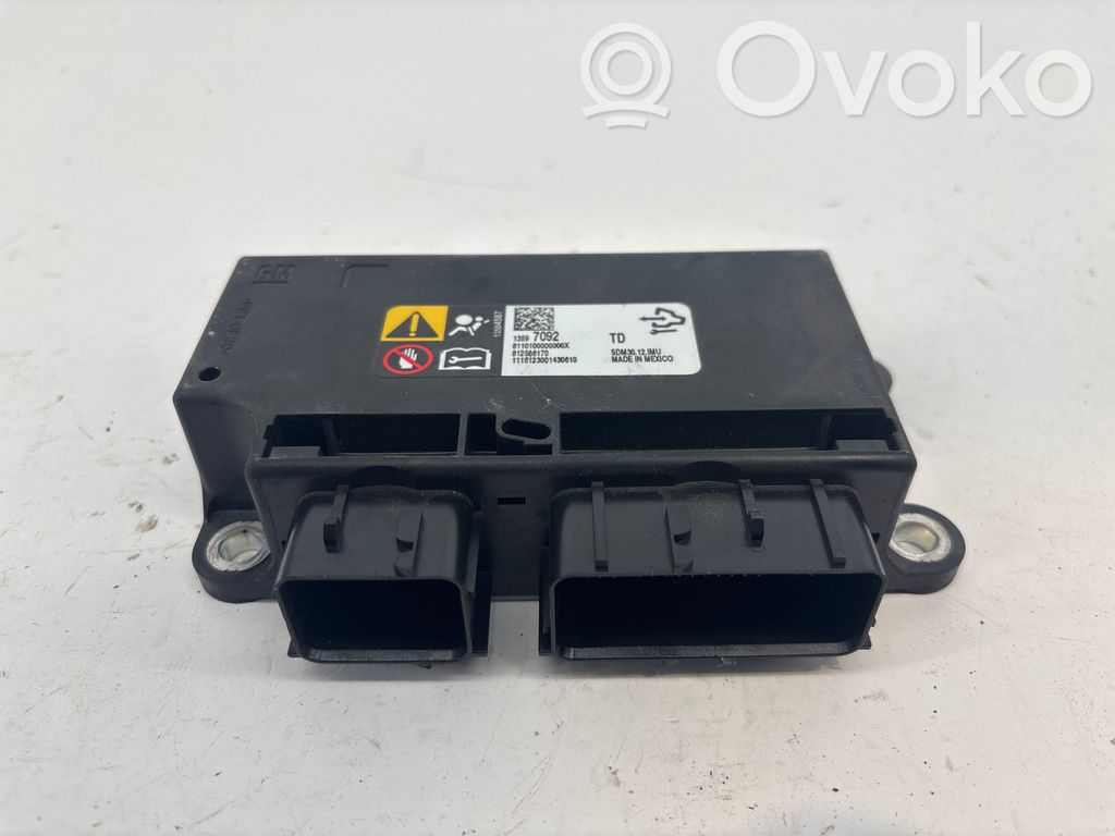 Opel Corsa E Airbag control unit/module 