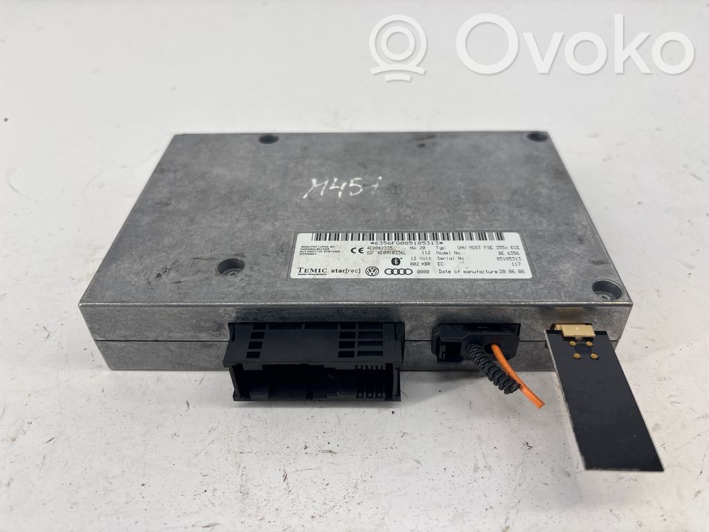 Audi Q7 4L Bluetooth control unit module 