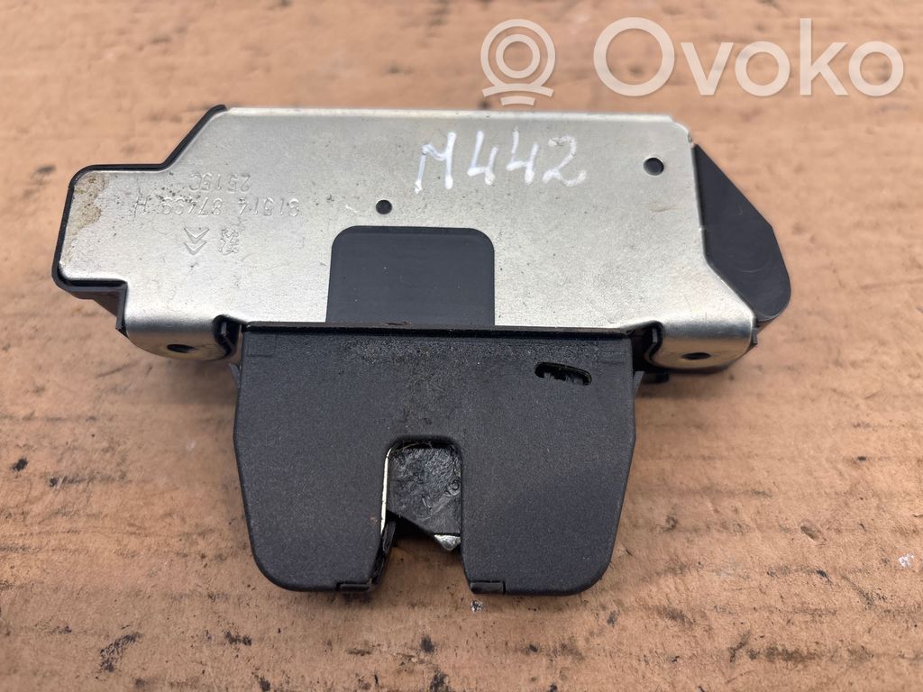 Peugeot 208 I Tailgate lock latch 