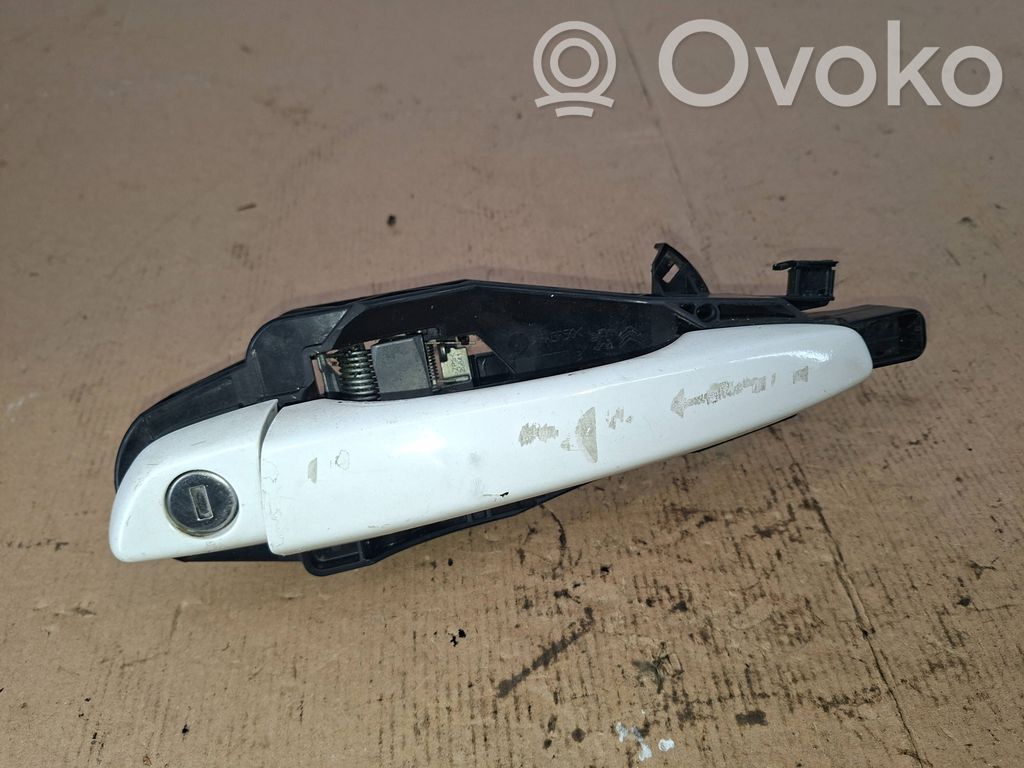 Peugeot 308 Klamka zewnętrzna drzwi przednich 