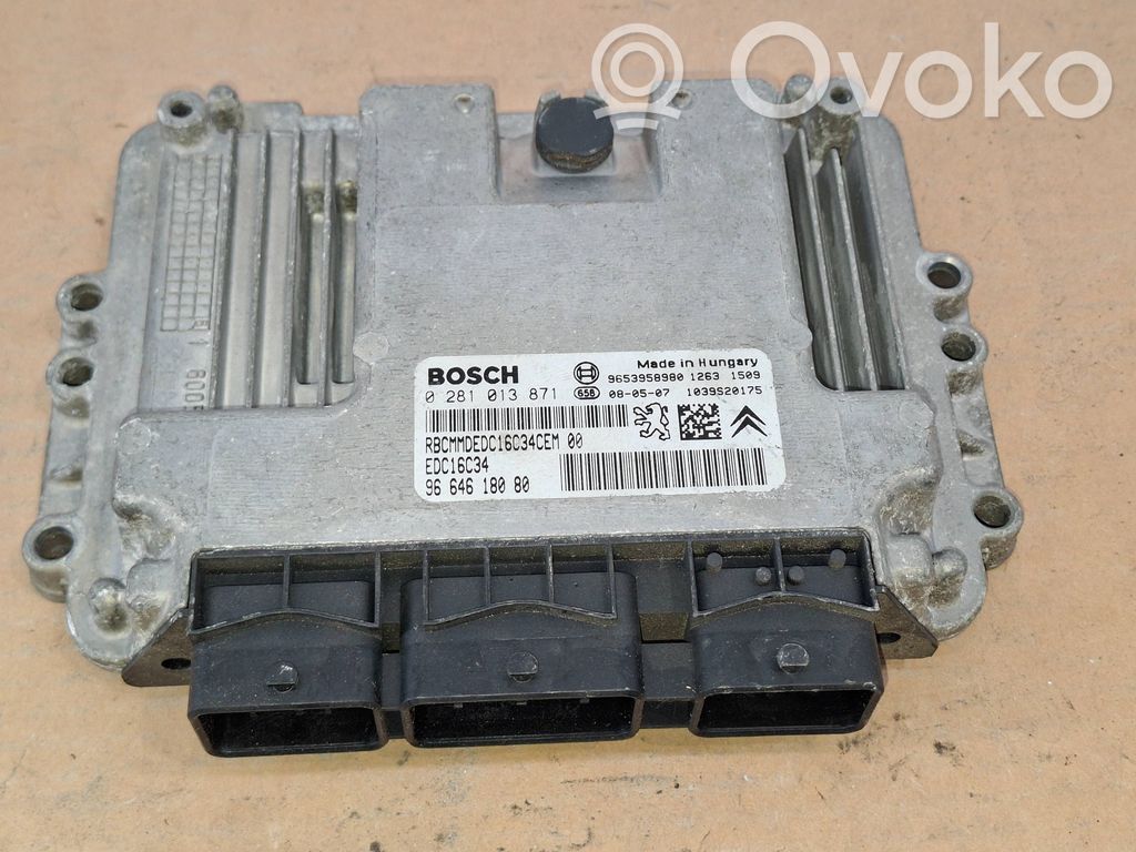Citroen C4 I Picasso Variklio valdymo blokas 
