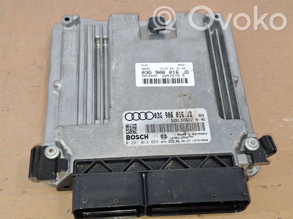Engine control unit/module   03G906016JD,1039S12996,0281012654