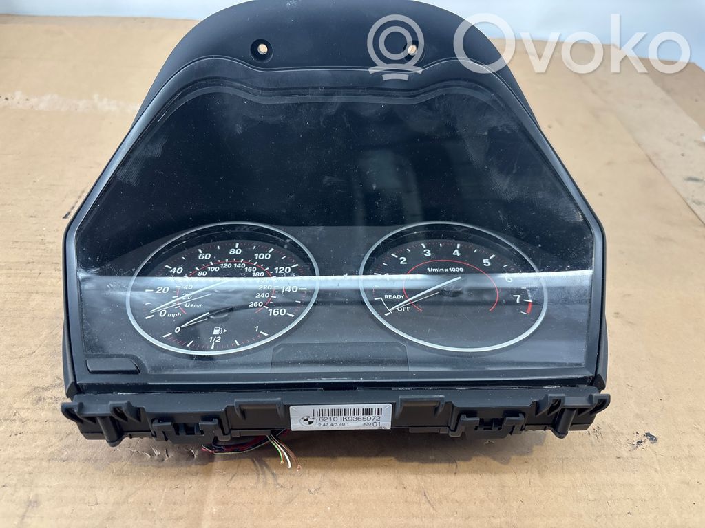BMW 1 F20 F21 Geschwindigkeitsmesser Cockpit 