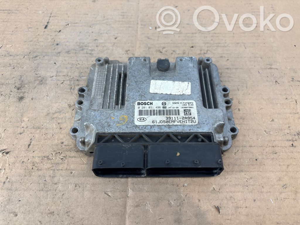 Engine control unit/module   0281031496,391112A954,1039S73881