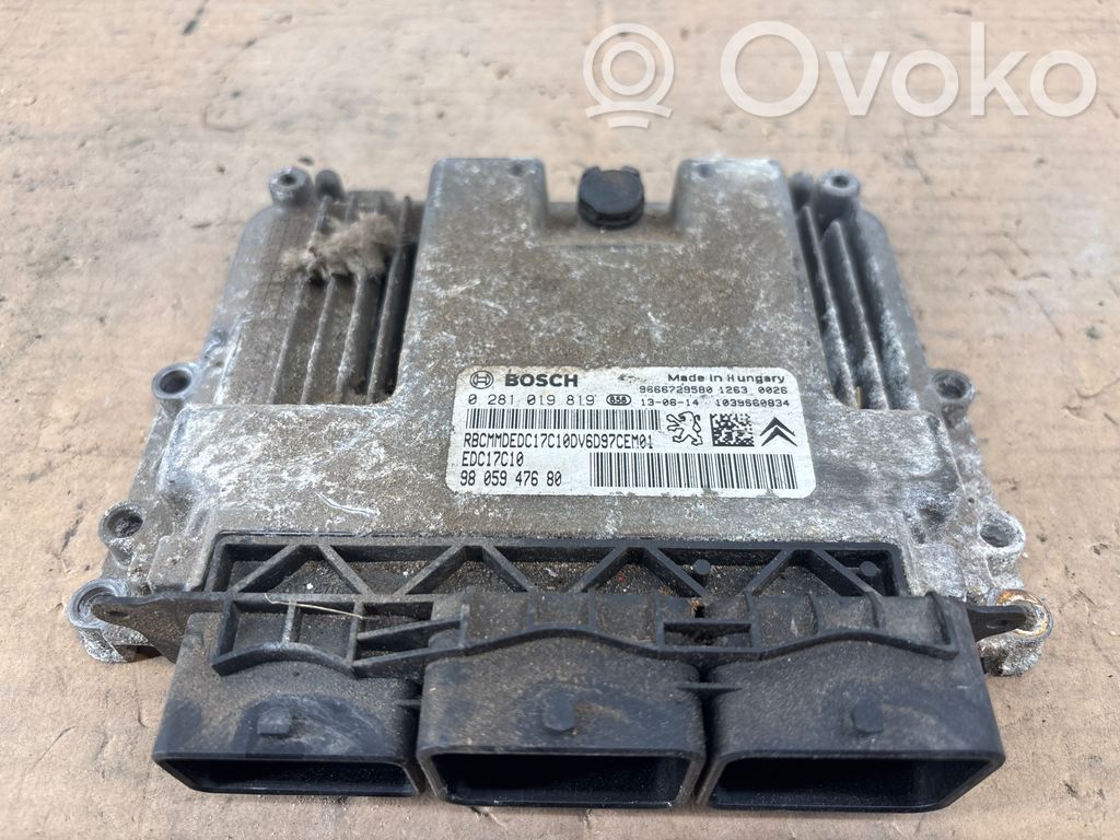 Citroen C4 I Picasso Dzinēja vadības bloks 
