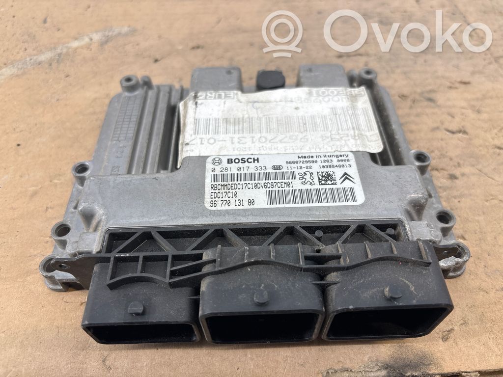 Citroen C4 I Picasso Unitate/modul de control motor 