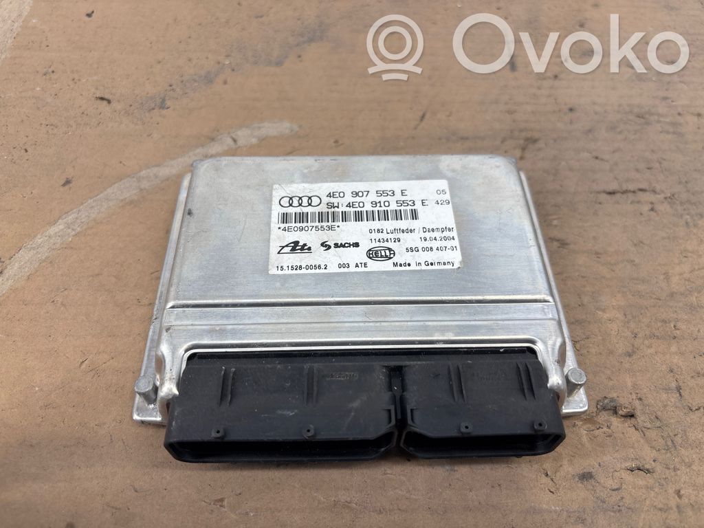 Audi A8 S8 D3 4E Pakabos valdymo blokas 