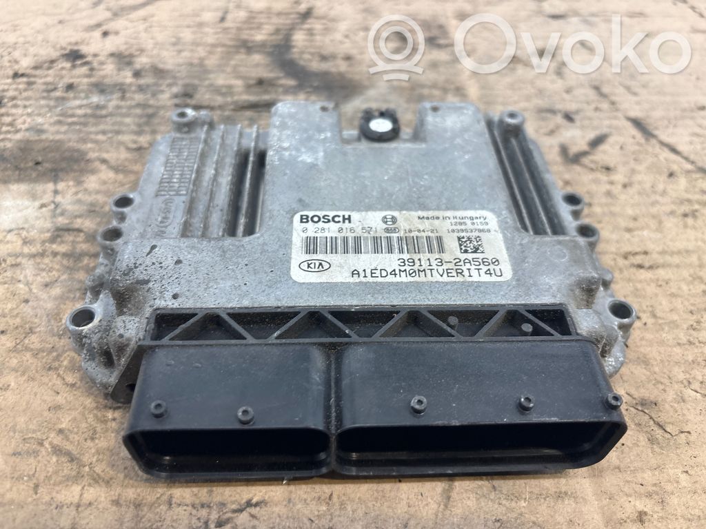 Unidad de control/módulo del motor   0281016571,391132A560,1039S37868